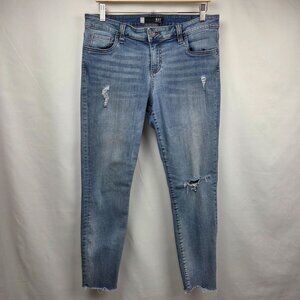 Kut From The Kloth Connie Ankle Skinny Jeans Medium Wash Size 12